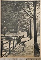 Den Haag 1947, winter aan de hofvijver, Verzenden, 1940 tot 1960, Gebruikt, Overige onderwerpen