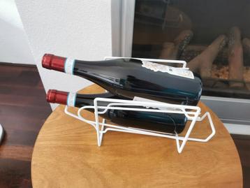 Wijnrek voor in de koelkast – Geschikt voor 2 flessen  beschikbaar voor biedingen