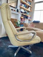 kingschair strassle, Huis en Inrichting, Fauteuils, Ophalen, Gebruikt, Leer, Vintage