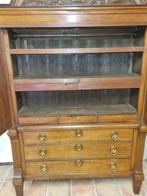 Antiek Eiken Empire  Boog Kabinet 236 hoog, Ophalen