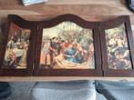 Drieluik Laatste Avondmaal - Religieuze Kunst, Antiek en Kunst, Ophalen of Verzenden, Rechthoekig, 50 tot 100 cm, Minder dan 100 cm