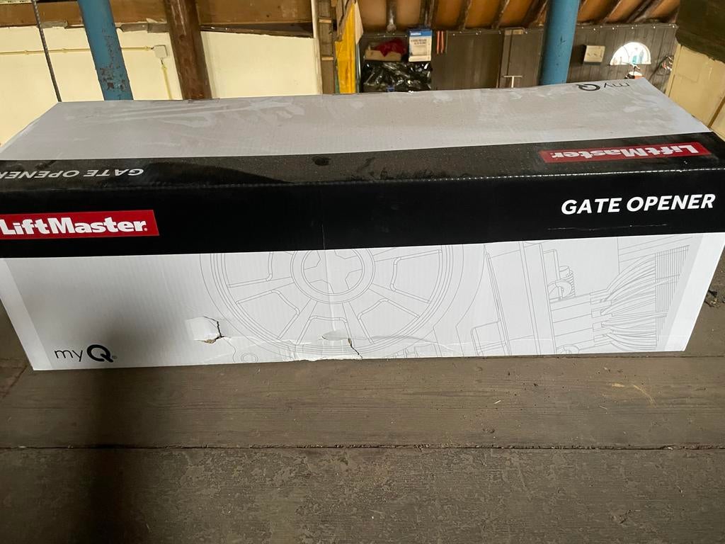 Poortopener voor 2 poortvleugels - Nieuw in doos!, Staal, 100 tot 150 cm, Nieuw, Ophalen of Verzenden