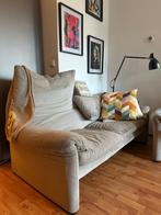2 Cassina Maralunga bankjes - Opknapper voor stoffeerder!, Huis en Inrichting, Banken | Bankstellen, Ophalen, Gebruikt, 150 tot 200 cm