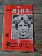 Programma Ajax - Go Ahead Eagles 1977, Verzamelen, Boek of Tijdschrift, Gebruikt, Ophalen of Verzenden, Ajax