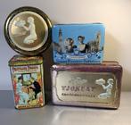 4 Vintage blikken dozen - kan ook per stuk !!, Ophalen of Verzenden, Gebruikt, Overige, Overige merken