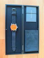 Nomos Club Campus Future Orange 38MM 2025, Sieraden, Tassen en Uiterlijk, Overige merken, Leer, Staal, Polshorloge