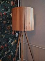 Teakhouten staande vloerlamp te koop! ZGAN!, Ophalen, Zo goed als nieuw, 150 tot 200 cm
