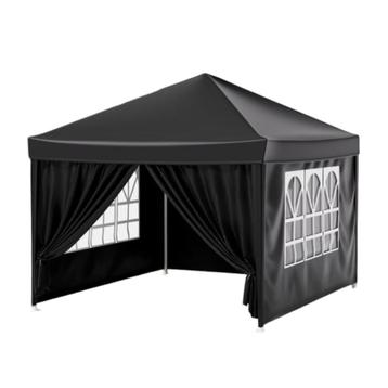 Partytent Easy up 3x3 Zwart beschikbaar voor biedingen