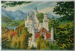 Klassiek Schilderij van Kasteel Neuschwanstein - Acrylverf, Antiek en Kunst, Ophalen