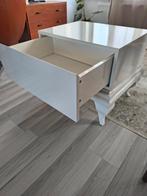 Bijzettafeltjes / kasten (2 stuks) hoogglans wit, Huis en Inrichting, Gebruikt, 55 tot 75 cm, Onbekend, Hout