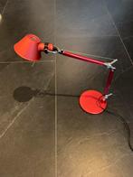 Artemide Tolomeo Micro bureaulamp rood, Ophalen of Verzenden, Zo goed als nieuw, Minder dan 50 cm