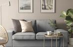 Ikea Kivik 2-zits bank grijs, Huis en Inrichting, Banken | Bankstellen, Ophalen, Tweepersoons, 75 tot 100 cm, Zo goed als nieuw