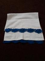 nieuw gastendoekje met handgemaakte rand, Huis en Inrichting, Badkamer | Badtextiel en Accessoires, Ophalen of Verzenden, Nieuw