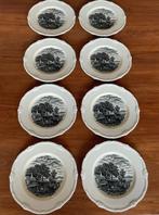 6 Grindley Scènes after Constables borden, Gebruikt, Ophalen of Verzenden, Bord(en), Overige stijlen