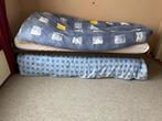 Twee bedden, uitschuifbaar, metaal, Ophalen, Gebruikt, 70 tot 85 cm, Matras