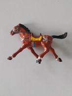 Vintage Brown Horse Figure with Yellow Saddle (1995), Ophalen of Verzenden, Gebruikt