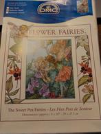 Dmc flower fairies sweet pea fairies borduurpatroon, Hobby en Vrije tijd, Borduren en Borduurmachines, Verzenden, Gebruikt, Handborduren