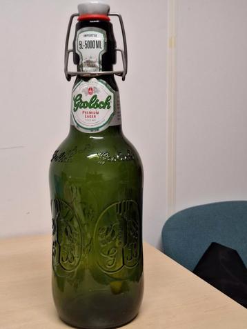 Magnum fles Grolsch Premium lager (leeg) beschikbaar voor biedingen