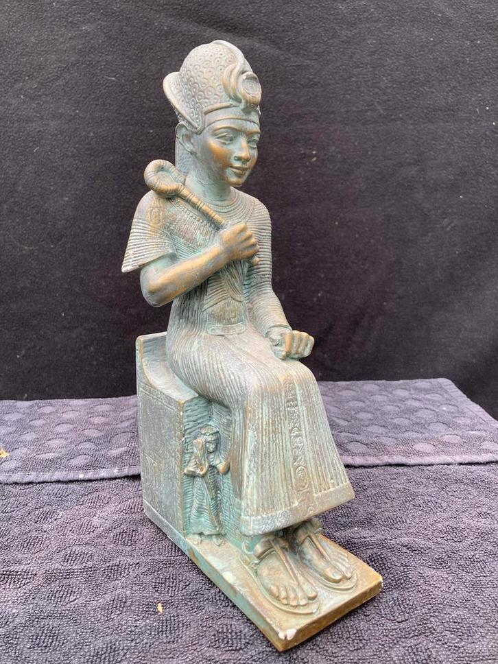 Egyptische god Osiris beeld, Antiek en Kunst, Kunst | Beelden en Houtsnijwerken, Ophalen