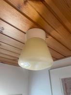Vintage plafondlamp schroefbol, Ophalen of Verzenden, Zo goed als nieuw