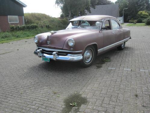 kaiser manhattan 1953, Auto's, Oldtimers, Particulier, Plymouth, Benzine, Sedan, Handgeschakeld, Overige kleuren, Grijs, Stof