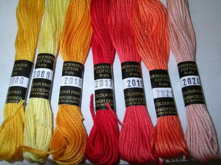 NIEUW Mayflower Splijtgaren in veel kleuren. Verkoop ook DMC, Hobby en Vrije tijd, Borduren en Borduurmachines, Nieuw, Borduurgaren of Zijde