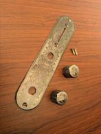 Control plate Telecaster + bijpassende potmeter knoppen, Muziek en Instrumenten, Ophalen of Verzenden, Gebruikt, Elektrische gitaar