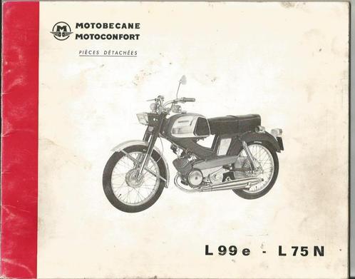 Motobecane L99 e L75 N onderdelenlijst (7016z), Fietsen en Brommers, Handleidingen en Instructieboekjes, Zo goed als nieuw, Verzenden