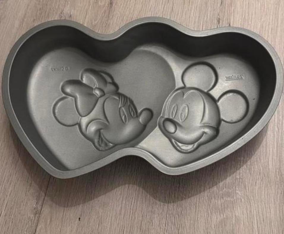 Disney Bakvorm Mickey & Minnie Mouse, Ophalen of Verzenden, Gebruikt