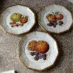 10-hoekige sierborden, borden fruit; Bavaria Tirschenreuth, Antiek en Kunst, Ophalen of Verzenden