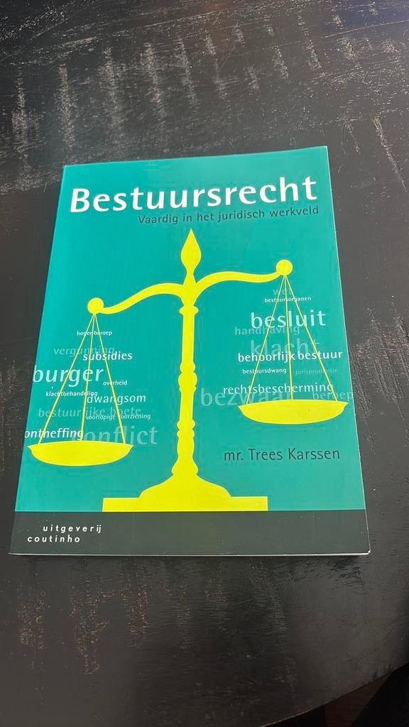 Trees Karssen - Bestuursrecht, Sociale wetenschap, Ophalen of Verzenden, Zo goed als nieuw, Trees Karssen
