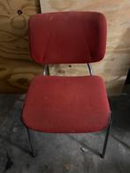 Vintage stoel rood bekleed, Ophalen