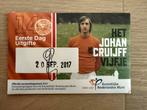 Coincard Eerste dag uitgifte Johan Cruijff vijfje, Postzegels en Munten, Ophalen of Verzenden, Koningin Beatrix, Euro's