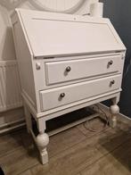 Secretaire Bureau - Wit, Huis en Inrichting, Kasten | Secretaires, Ophalen, Gebruikt, Vintage