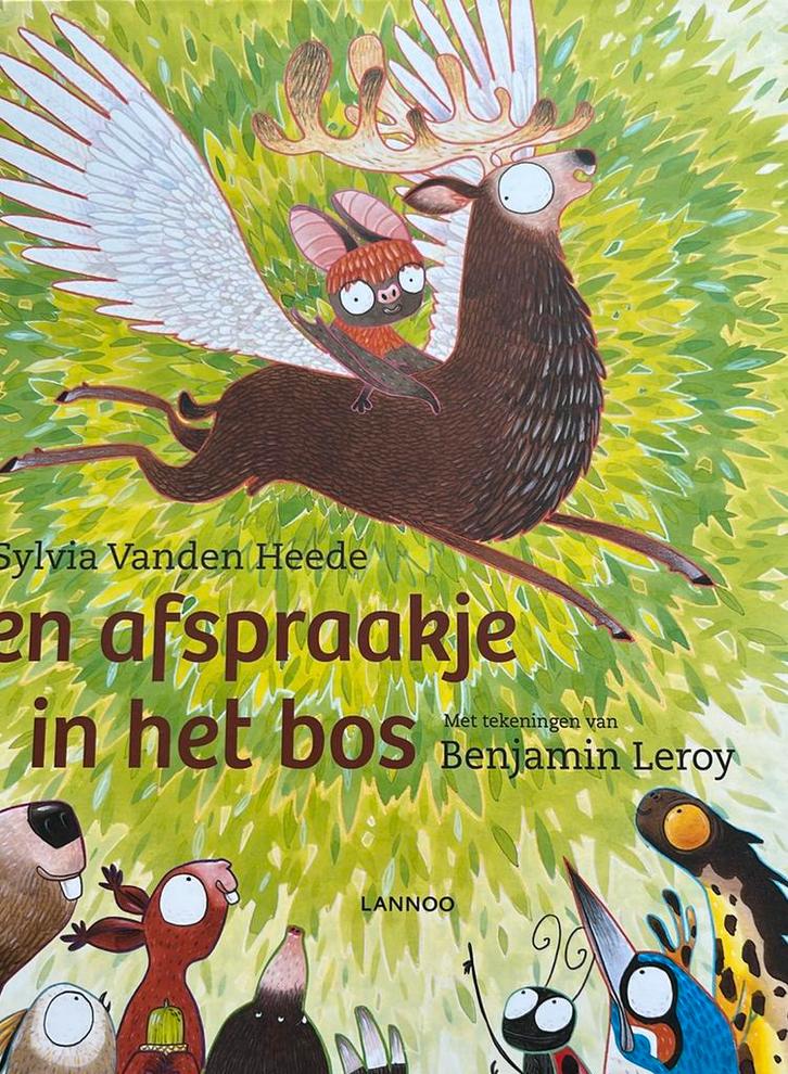 Benjamin Leroy - Een afspraakje in het bos, Boeken, Prentenboeken en Plaatjesalbums, Zo goed als nieuw, Ophalen of Verzenden