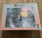Bob Ross Puzzel - 1000 stukjes Zonsondergang, Hobby en Vrije tijd, Denksport en Puzzels, Ophalen of Verzenden, 500 t/m 1500 stukjes
