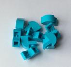 lego 10 boogjes 2x1x1 1/3 midden azure blauw, Ophalen of Verzenden, Nieuw, Losse stenen, Lego