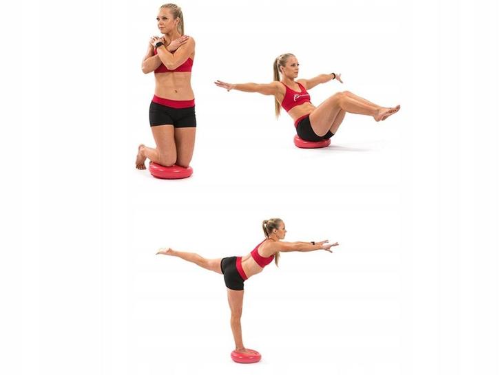 Balanskussen, Sport en Fitness, Fitnessmaterialen, Zo goed als nieuw, Benen, Buik, Rug, Ophalen of Verzenden