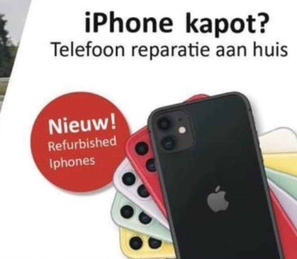 Telefoon Reparatie alle modelen, Ophalen of Verzenden, Refurbished, Overige typen, Apple iPhone