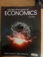 Modern Principles of Economics - Cowen & Tabarrok 6de editie, Diverse auteurs, Zo goed als nieuw, Beta, HBO