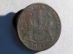 5 Cash Oost Indische Compagnie 1803. 2014, Ophalen of Verzenden, Overige landen, Losse munt