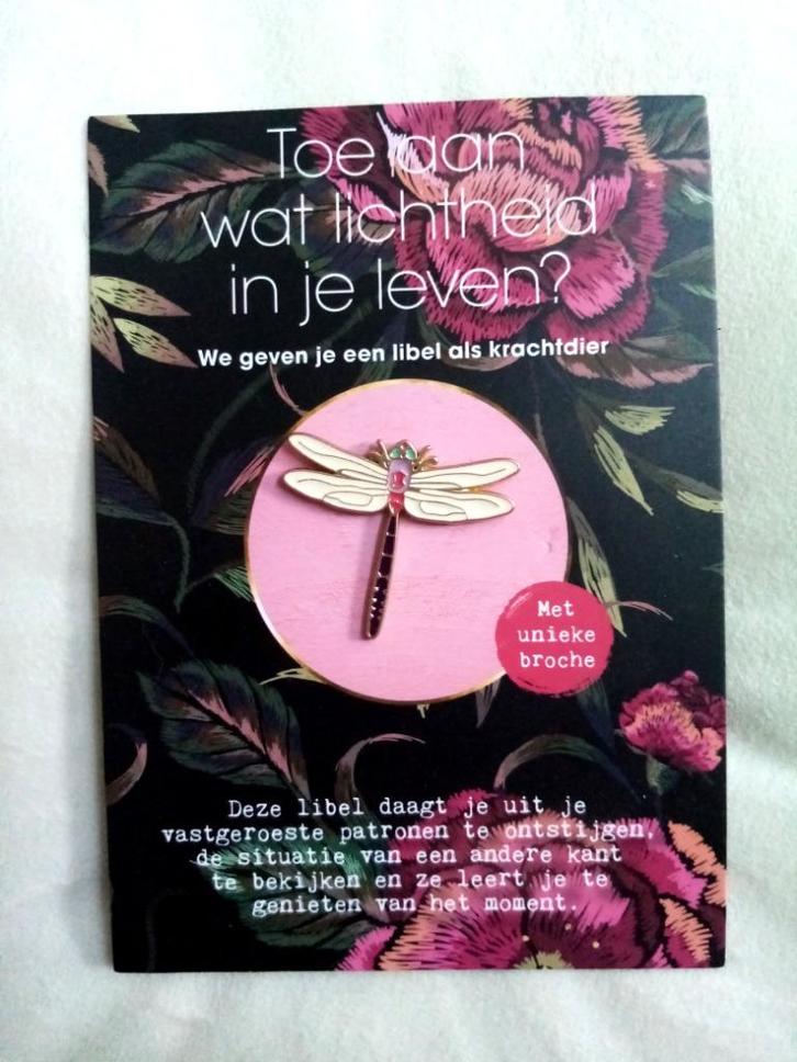 Libelle broche dier insect 100% ➡️ dieren goede doelen, Sieraden, Tassen en Uiterlijk, Broches, Nieuw, Overige materialen, 4 tot 7 cm