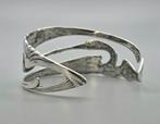 Zilveren Art Nouveau armband dubbele kraanvogel. 2025/705., ., Nieuw, Ophalen of Verzenden, .