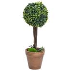 Buxusbollen buxus kunstplant 41 cm 2 stuks GRATIS BEZORGD!, Verzenden, Nieuw, Binnen
