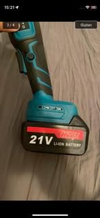 Nieuwe Slijptol 21V - Krachtig en veelzijdig!, Ophalen of Verzenden, Nieuw, Minder dan 700 watt, Haakse handslijpmachine