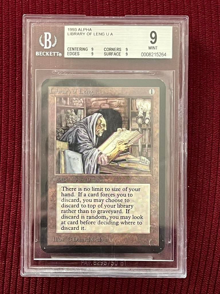 Library Of Leng - Alpha - BGS9 - Magic The Gathering, Ophalen of Verzenden, Nieuw
