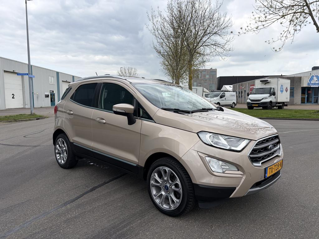 Ford EcoSport 1.0i EcoBoost Titanium 6-Bak 126 PK. Prachtige, Voorwielaandrijving, Gebruikt, Ecosport, Bruin