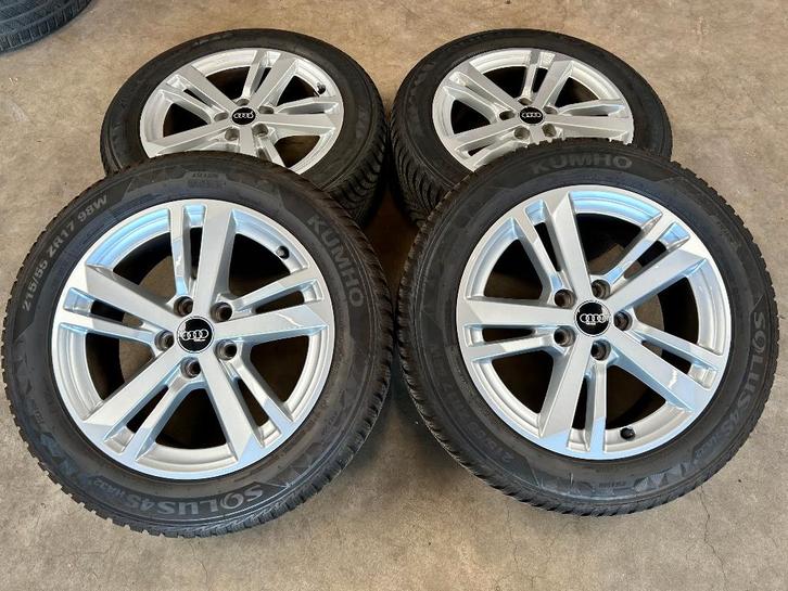 17 inch originele velgen + vierseizoenenbanden Audi Q2, Auto-onderdelen, Banden en Velgen, Banden en Velgen, All Season, 17 inch