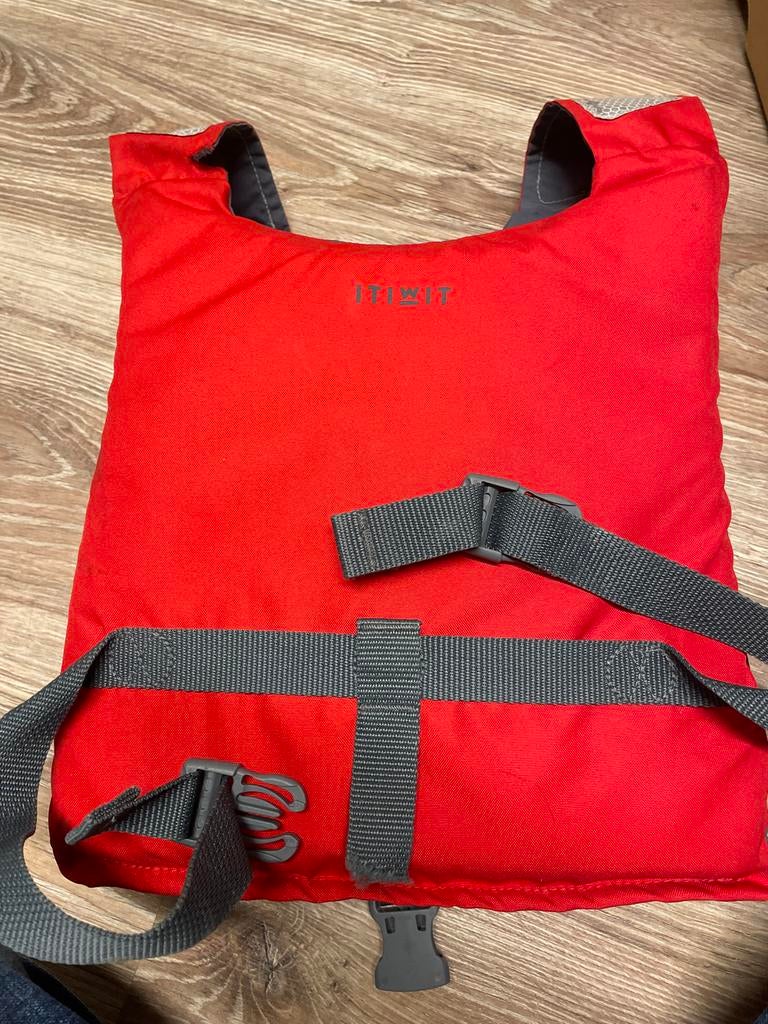 Gratis ITIWIT Drijfvest Zwemvest Reddingsvest 50N (25-40kg), Ophalen of Verzenden, Gebruikt, Kind, Reddingsvest of Zwemvest