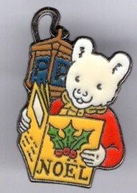 Rupert The Bear Noel Christmas PIN ( BLAD4_423 ), Verzenden, Zo goed als nieuw, Figuurtje, Speldje of Pin